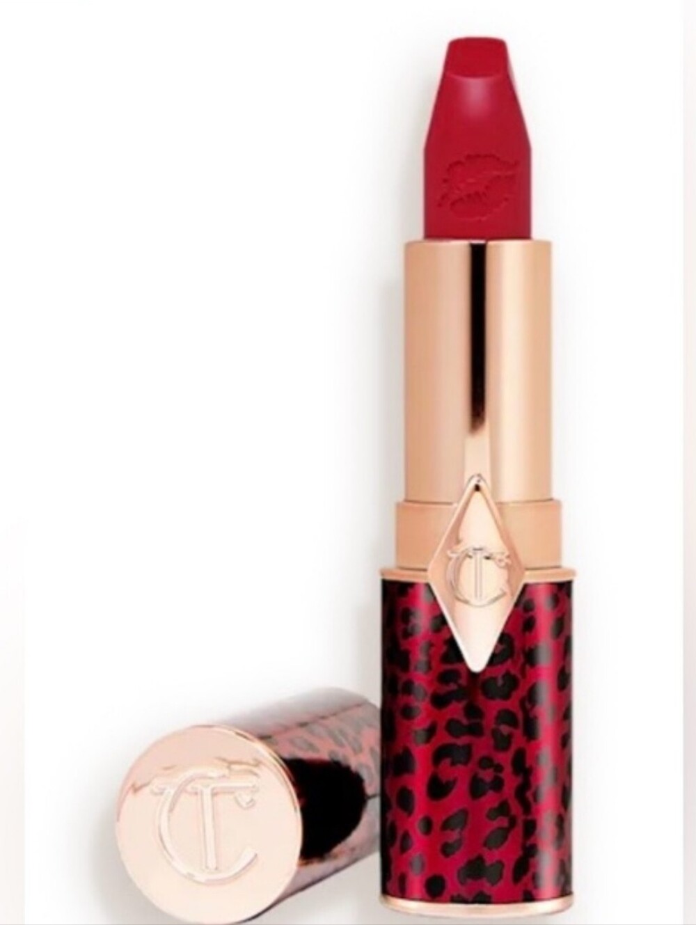 NIB Charlotte Tilbury Red Matte Lipstick In Mother Patsy(Bold Red)💄💋full Size